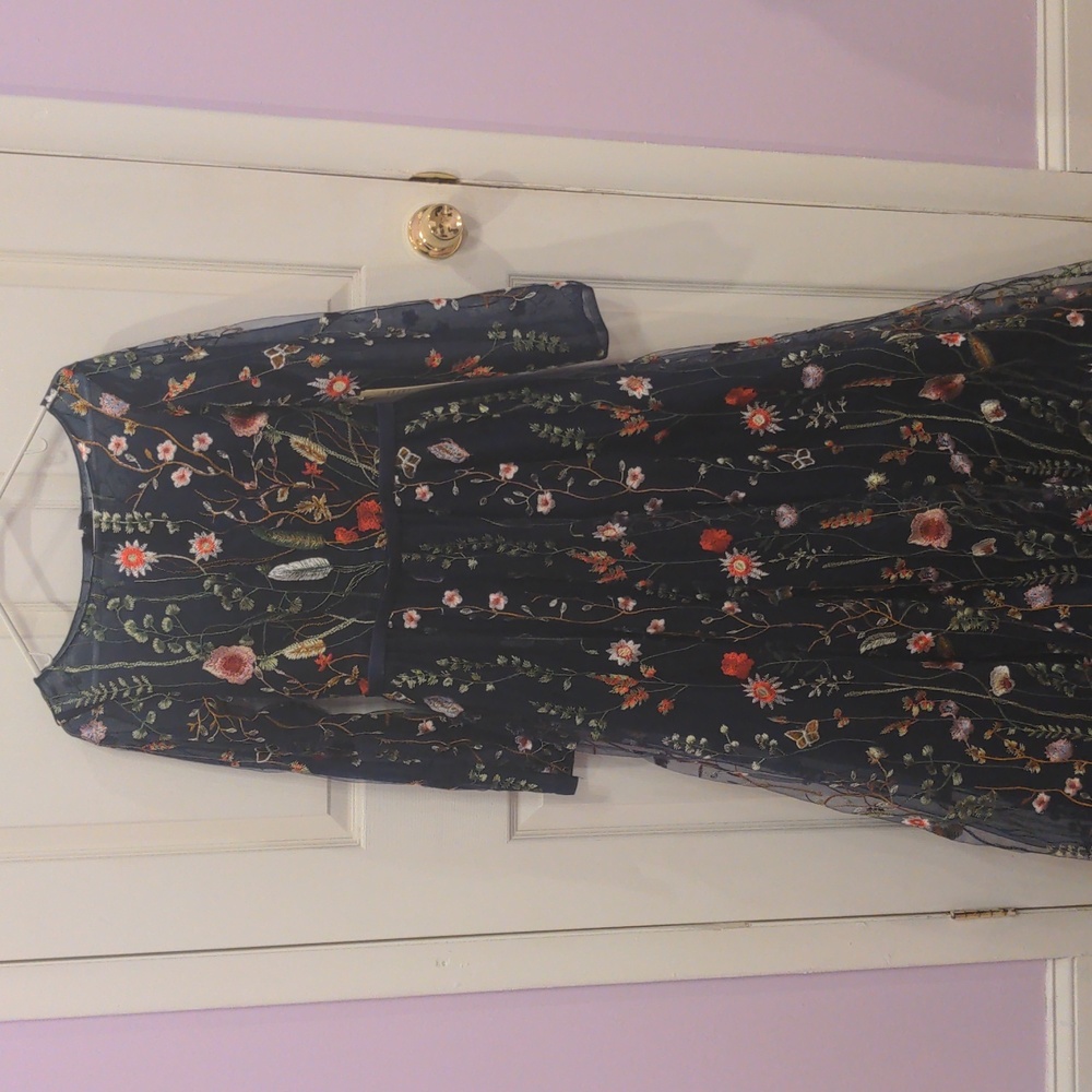 Amazon, Small, Navy Embroidered